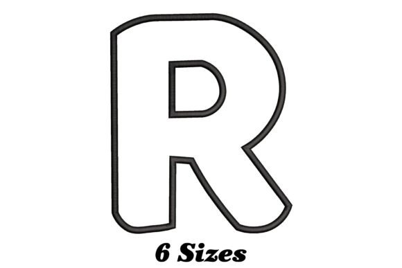Alphabet Letter R Outline Review