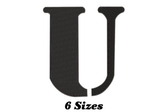 Alphabet Letter U: A Craft Fair-Ready Embroidery Design