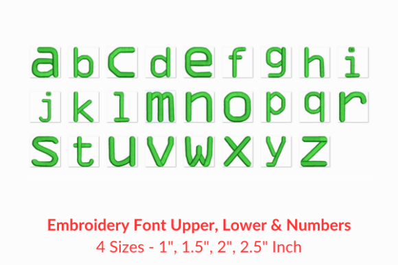 Microscan Fonts Embroidery Design Review for Holiday Sales