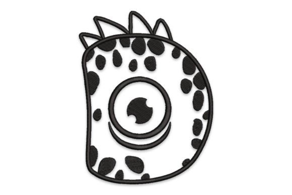 Monster Alphabet Letter D Embroidery Design Review