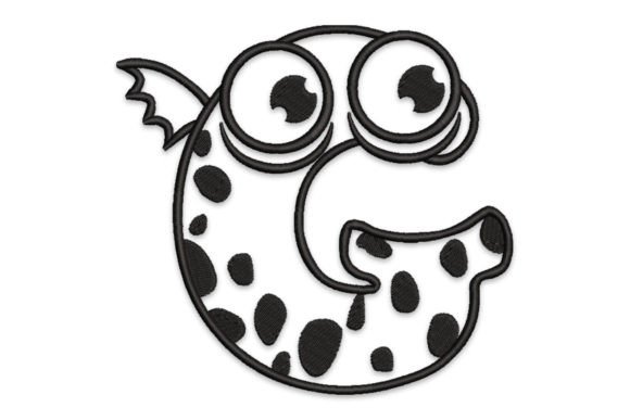 Monster Alphabet Letter G Embroidery Design Review