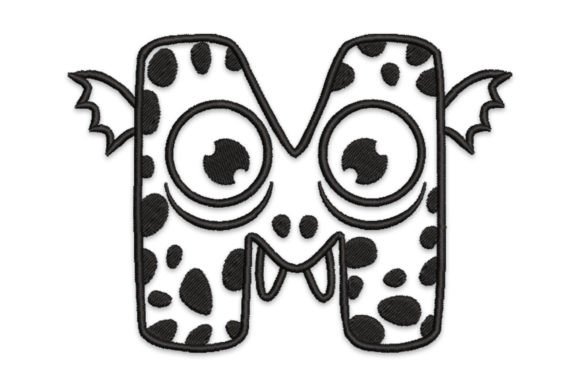 Monster Alphabet Letter M: Embroidery Review for Apparel Brands