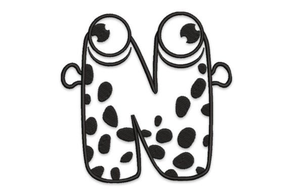 Monster Alphabet Letter N Embroidery Review