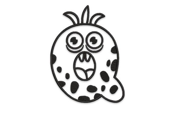 Monster Alphabet Letter Q: A Whimsical Embroidery Design Review