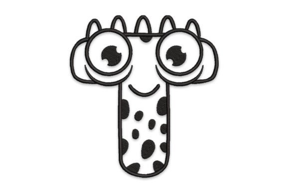 Monster Alphabet Letter T: A Festive Embroidery Review