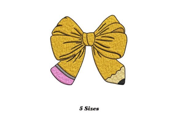 Pencil Coquette Bow: A Whimsical Embroidery Design Review