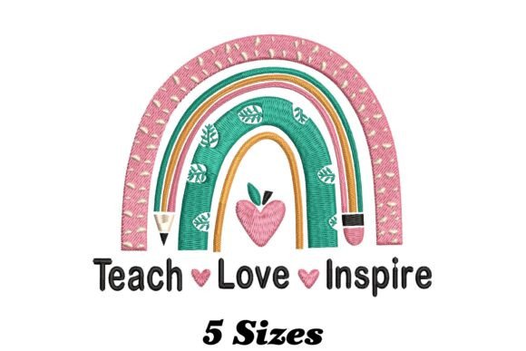 Rainbow Teacher Teach Love Inspire: A Designer's Honest Review