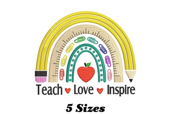Teach Love Inspire Rainbow Teacher: Embroidery Review
