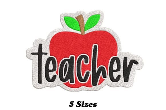 Teacher Apple Embroidery Design: A Craft Fair Seller’s Review